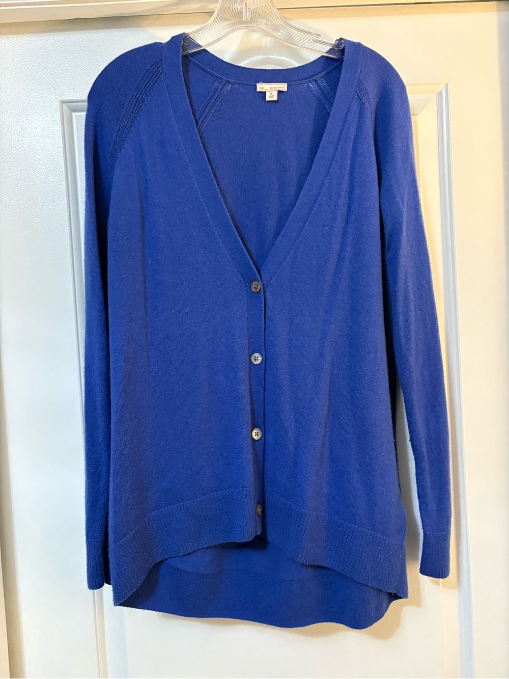 GAP Royal Blue V-Neck Button Cardigan